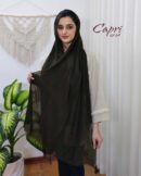 شال پلیسه وارداتی سبز یشمی